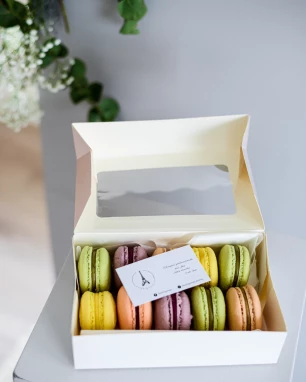 Macarons dėžutė, 10vnt