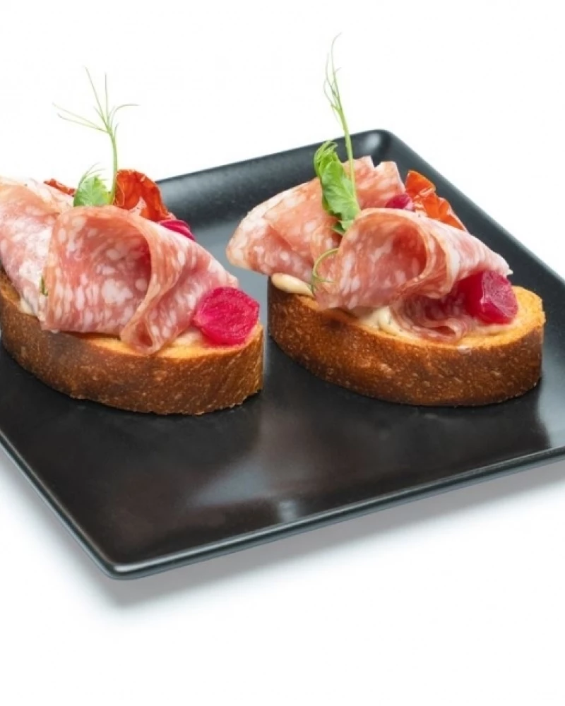 Crostini su Milano saliamiu