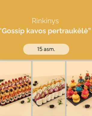 Rinkinys "Gossip kavos pertraukėlė", 15 asm.