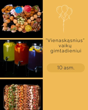 Vaikų gimtadienio rinkinys (10 asm.)