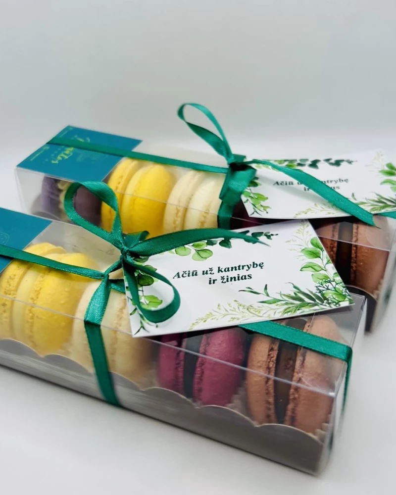 5 vnt. macarons rinkinukas