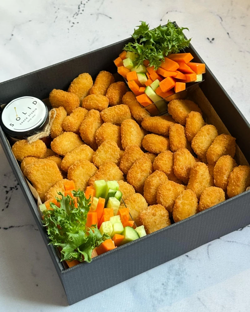 Vištienos nuggets dėžutė