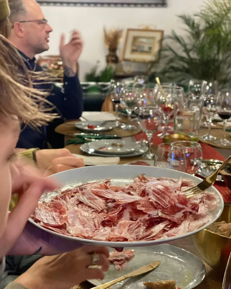 Vytinto Iberico kumpio degustacija studijoje